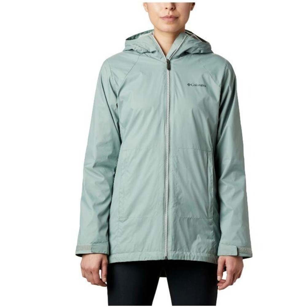 Switchback Lined Rain Jacket Light Green sz 2x